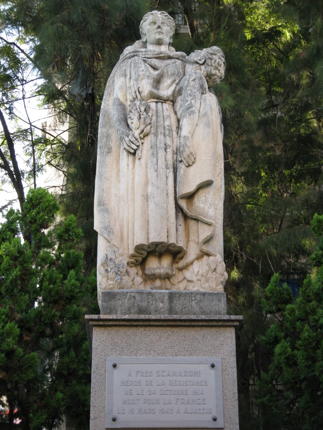 Monument à Scamaroni, Ajaccio